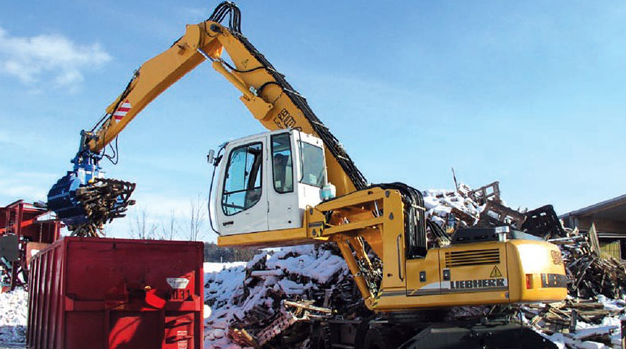 Перегрузка металлолома